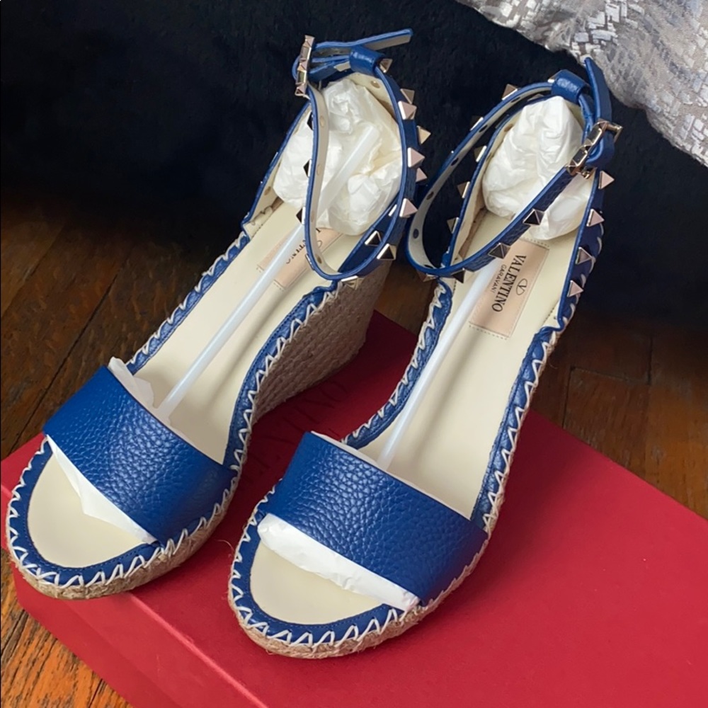 Valentino wedge espadrille